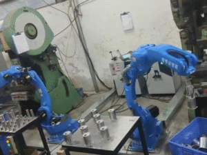 Robot bốc xếp hàng hóa 上下料机器人